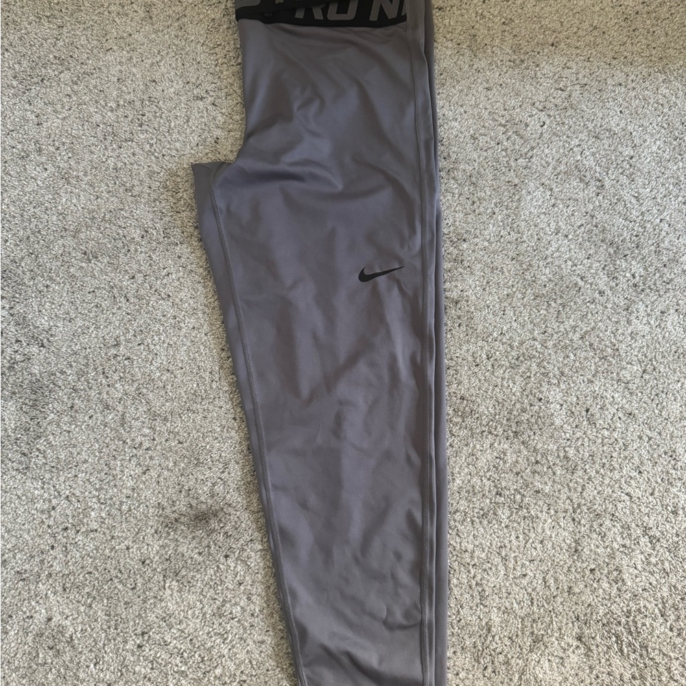 Nike Charcoal Gray Performance Leggings